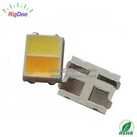 SMD LED Bi-Color White / Warm White Light Emitting Diode 0.2Wx2 2835 RD2835-72WAWD02W